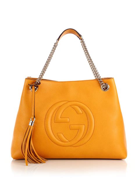 gucci purse yellow|Gucci white vintage bag.